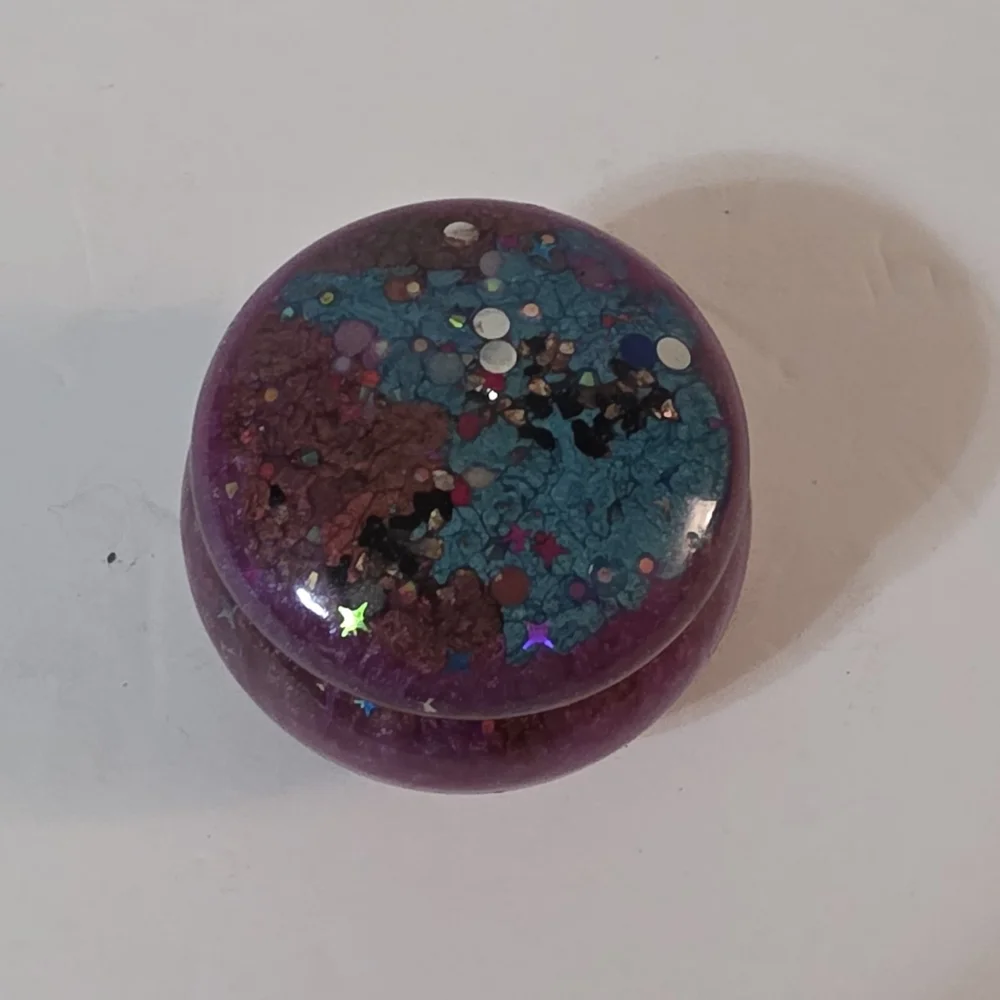Hand Crafted pink purple